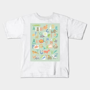 ABC critters Kids T-Shirt